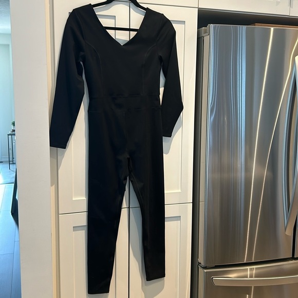 Smash+Tess X Paula Abdul Black Straight Up Bodycon Jumpsuit Size S - Picture 3 of 12